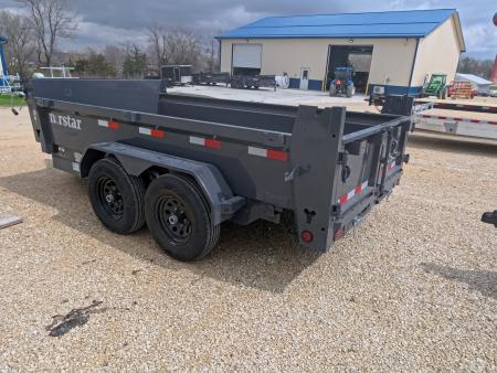 New 2026 Norstar 72 x 12 DCB Dump Trailer with 10K GVWR, Slide-In Ramps, 8 Ply Tires