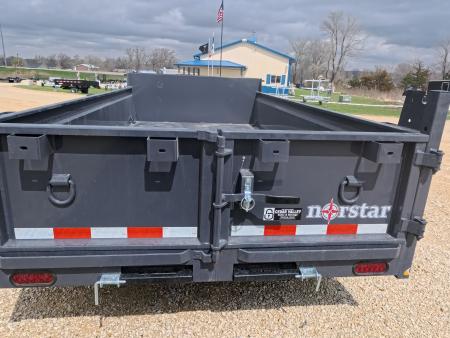 New 2026 Norstar 72 x 12 DCB Dump Trailer with 10K GVWR, Slide-In Ramps, 8 Ply Tires