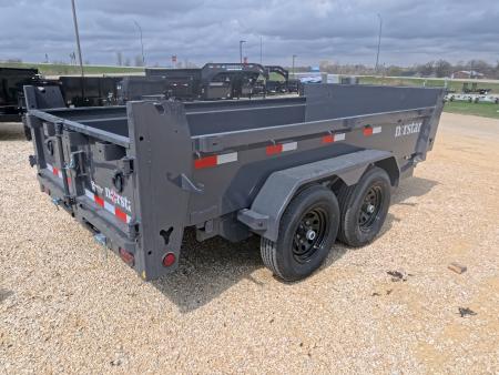 New 2026 Norstar 72 x 12 DCB Dump Trailer with 10K GVWR, Slide-In Ramps, 8 Ply Tires