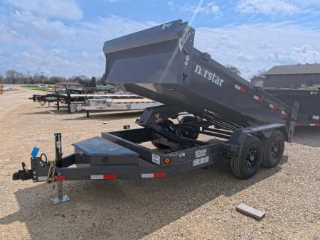 New 2026 Norstar 72 x 12 DCB Dump Trailer with 10K GVWR, Slide-In Ramps, 8 Ply Tires