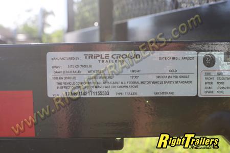 New 2026 6X14 Triple Crown UTILITYTRAILER