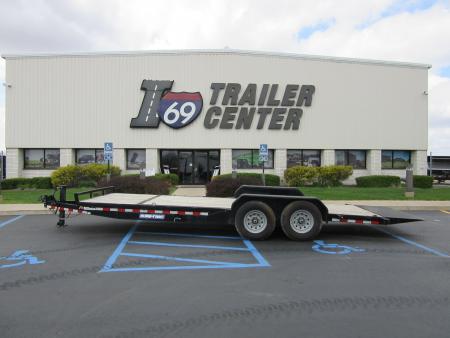 Used 2023 Sure-Trac 7 x 18+4 ST82184TBE-B-140 Tilt Trailer 14K