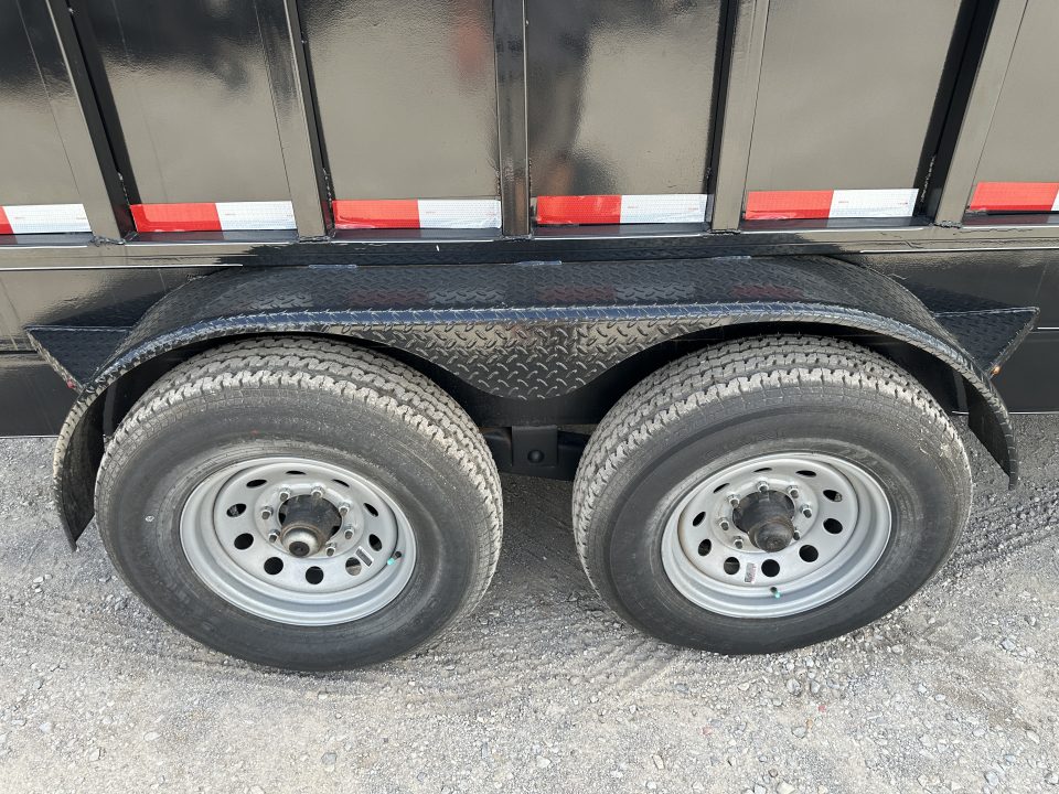 New 2025 Road Boss 83x16 Tandem Axle Gooseneck with 4' Sides Dump Trailer