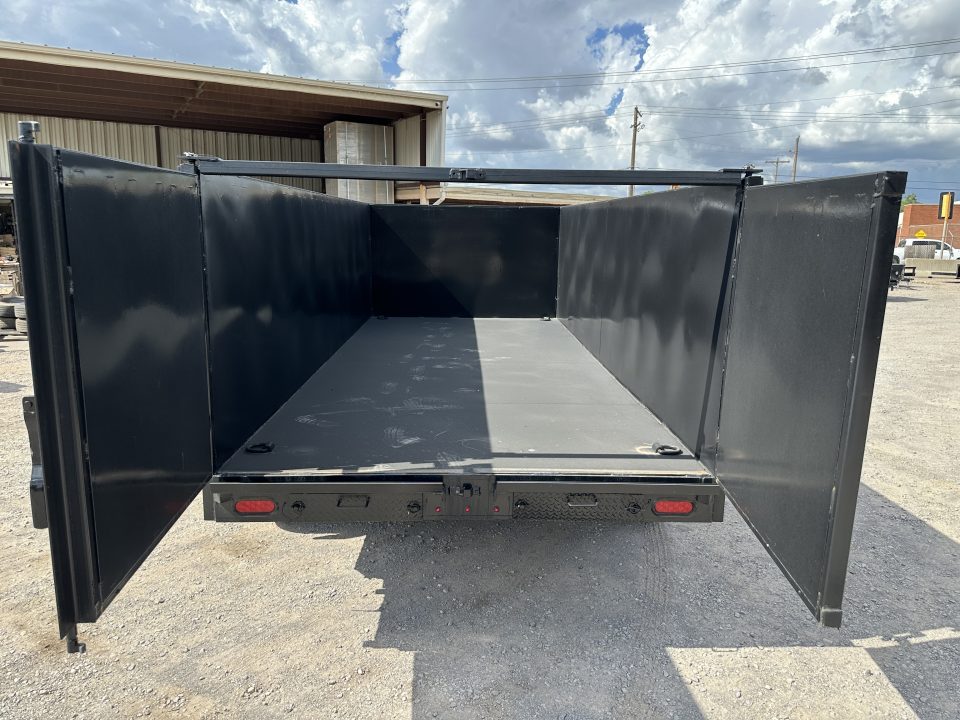 New 2025 Road Boss 83x16 Tandem Axle Gooseneck with 4' Sides Dump Trailer