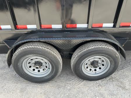 New 2025 Road Boss 83x16 Tandem Axle Gooseneck with 4' Sides Dump Trailer