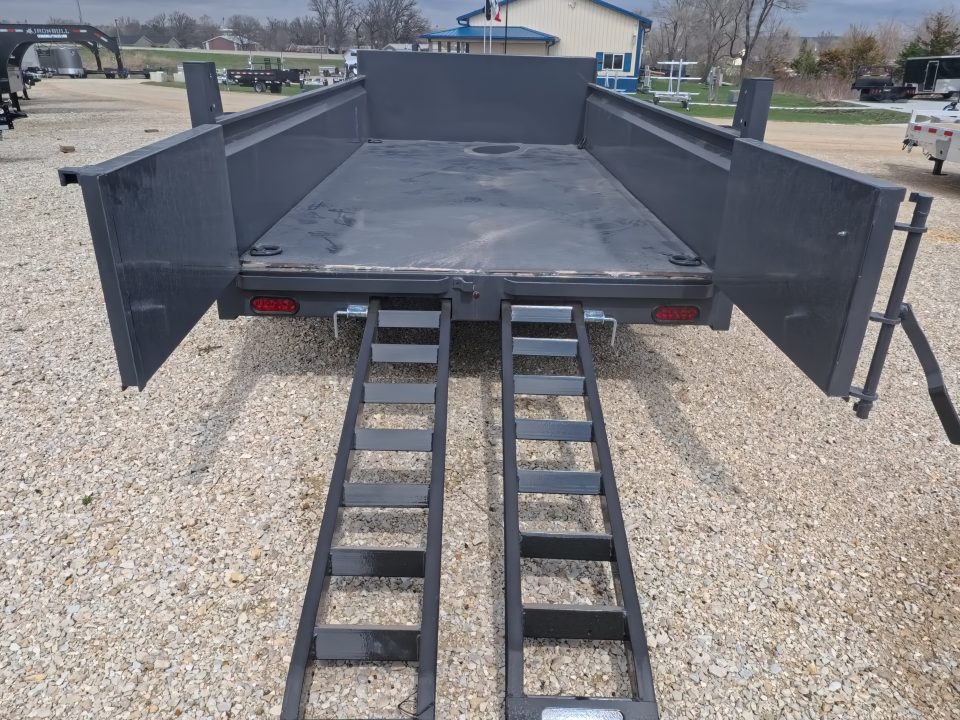 New 2026 Norstar 72 x 12 DCB Dump Trailer with 10K GVWR, Slide-In Ramps, 8 Ply Tires