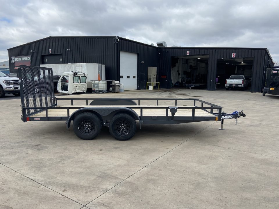 New Lamar 63"X16'UC 7K Utility Trailer