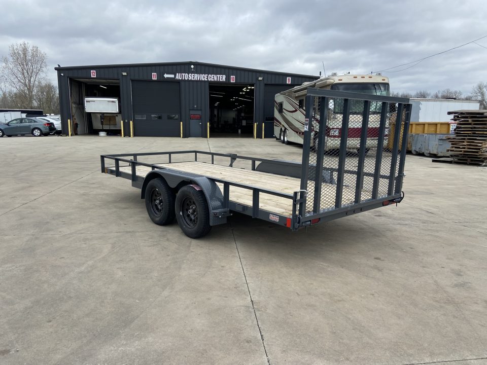 New Lamar 63"X16'UC 7K Utility Trailer