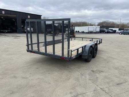 New Lamar 63"X16'UC 7K Utility Trailer