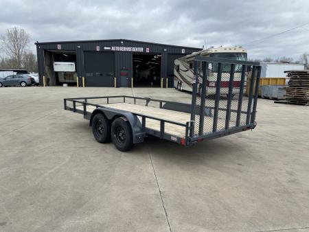 New Lamar 63"X16'UC 7K Utility Trailer