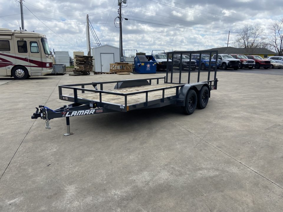 New Lamar 83"X16' UC 7K Utility Trailer