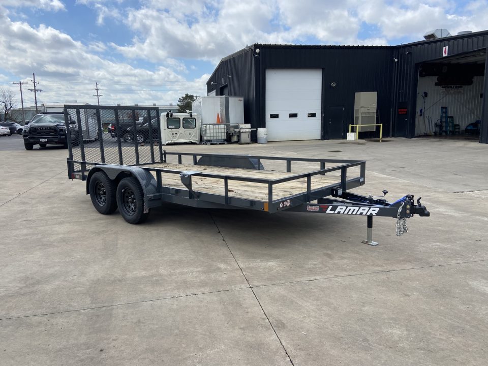 New Lamar 83"X16' UC 7K Utility Trailer