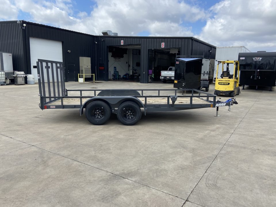 New Lamar 83"X16' UC 7K Utility Trailer