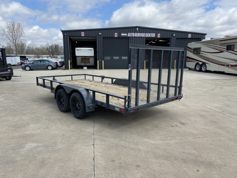 New Lamar 83"X16' UC 7K Utility Trailer