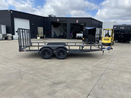 New Lamar 83"X16' UC 7K Utility Trailer