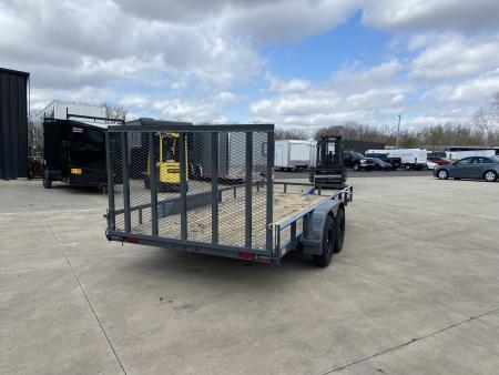 New Lamar 83"X16' UC 7K Utility Trailer