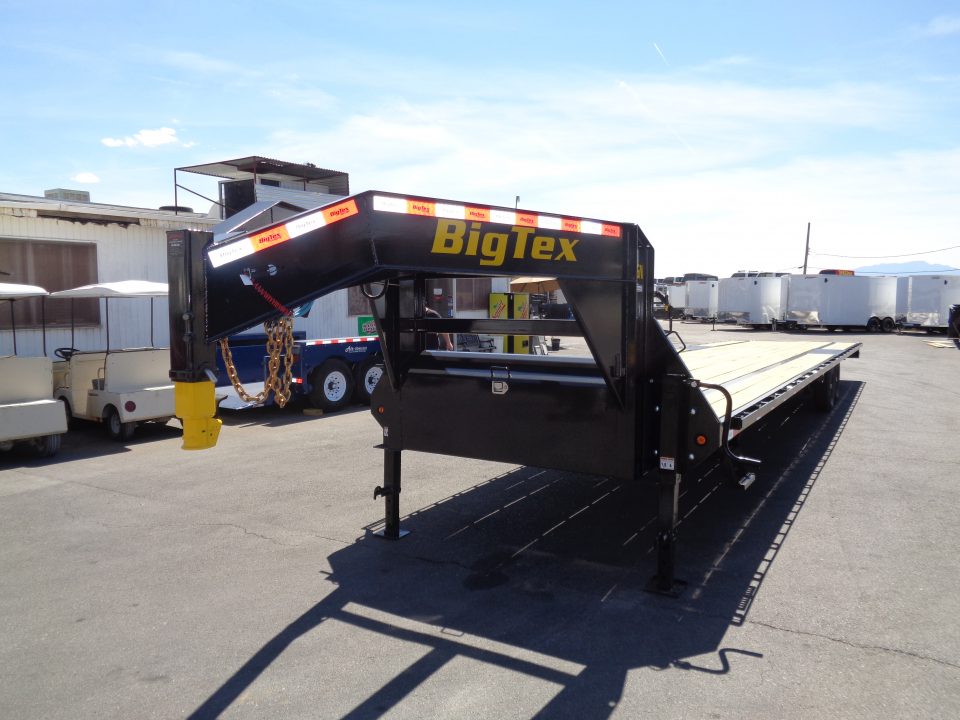 New 2026 Big Tex Trailer * 14GN-40STA * 40ft Single Wheel Tandem Axle Straight Deck Gooseneck Trailer