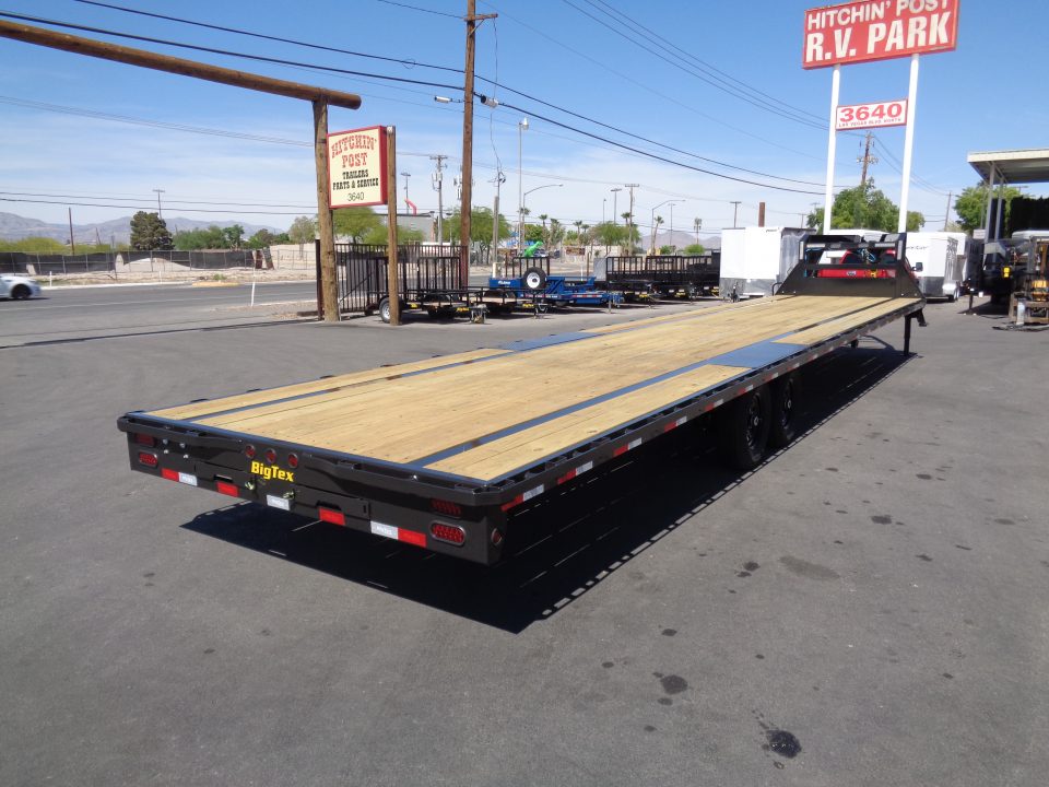 New 2026 Big Tex Trailer * 14GN-40STA * 40ft Single Wheel Tandem Axle Straight Deck Gooseneck Trailer