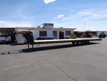 New 2026 Big Tex Trailer * 14GN-40STA * 40ft Single Wheel Tandem Axle Straight Deck Gooseneck Trailer