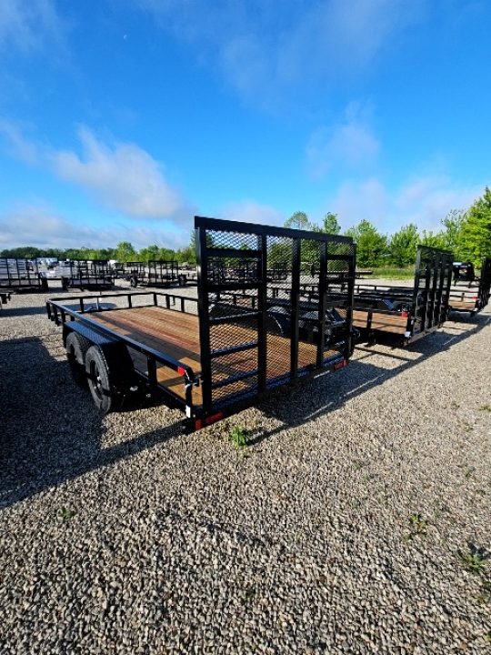 New 2026 Sure-Trac 7 x 16 7K Tube Top Utility Trailer