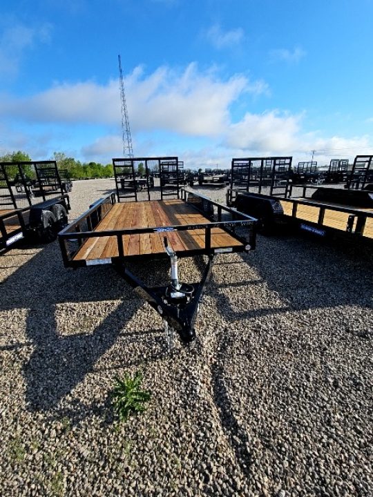 New 2026 Sure-Trac 7 x 16 7K Tube Top Utility Trailer