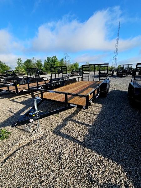 New 2026 Sure-Trac 7 x 16 7K Tube Top Utility Trailer