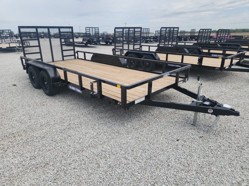 New 2026 Sure-Trac 7 x 16 7K Tube Top Utility Trailer