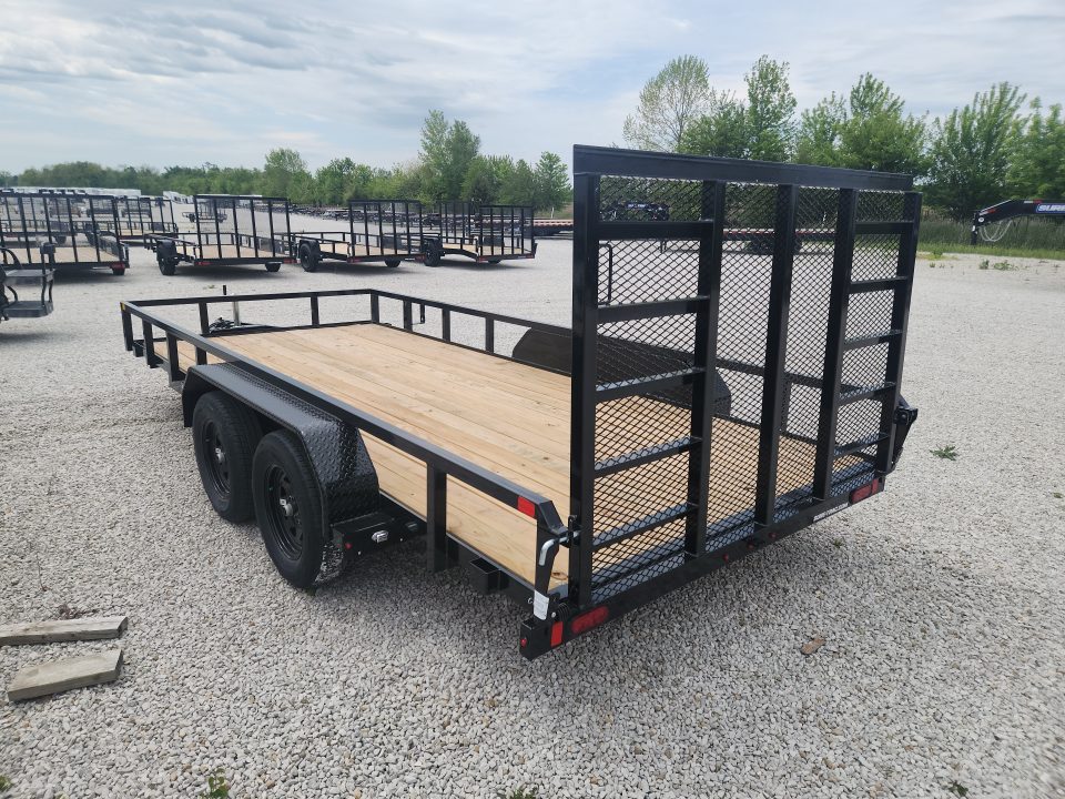 New 2026 Sure-Trac 7 x 16 7K Tube Top Utility Trailer