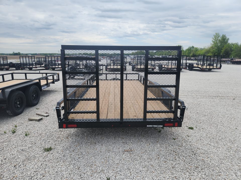New 2026 Sure-Trac 7 x 16 7K Tube Top Utility Trailer