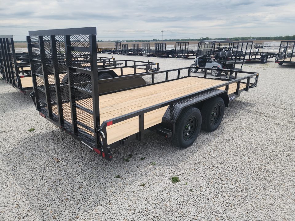 New 2026 Sure-Trac 7 x 16 7K Tube Top Utility Trailer