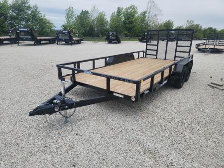 New 2026 Sure-Trac 7 x 16 7K Tube Top Utility Trailer