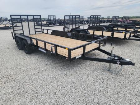 New 2026 Sure-Trac 7 x 16 7K Tube Top Utility Trailer