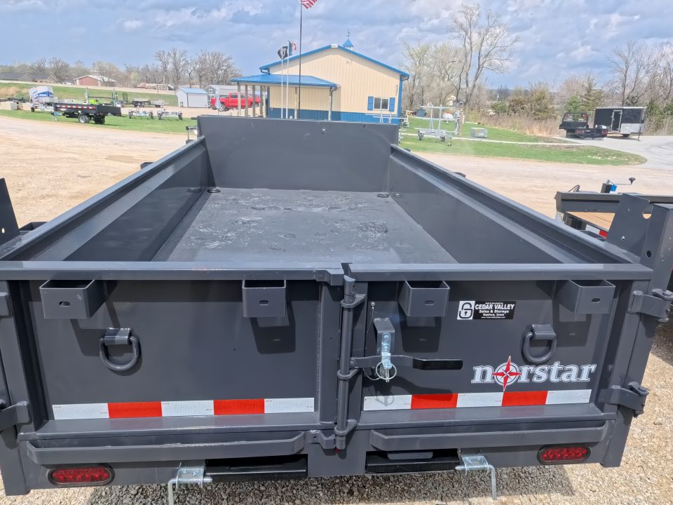 New 2026 Norstar 72 x 12 DCB Dump Trailer with 10K GVWR, Slide-In Ramps, 8 Ply Tires