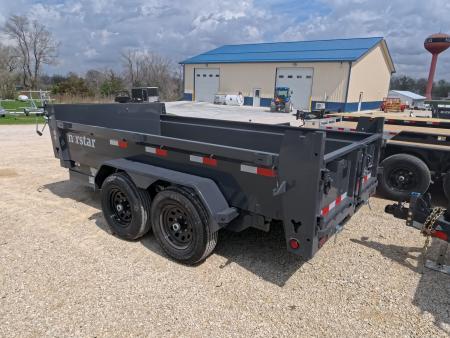New 2026 Norstar 72 x 12 DCB Dump Trailer with 10K GVWR, Slide-In Ramps, 8 Ply Tires