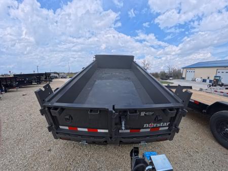 New 2026 Norstar 72 x 12 DCB Dump Trailer with 10K GVWR, Slide-In Ramps, 8 Ply Tires