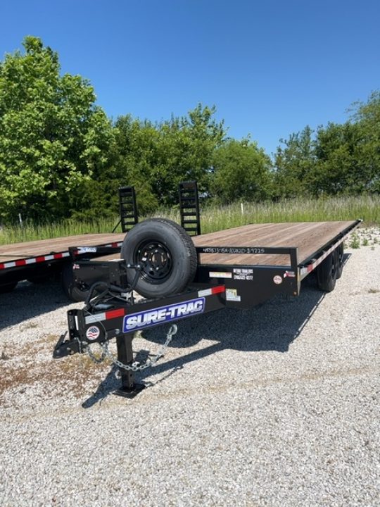 New 2026 Sure-Trac 8.5 x 20 SD Deckover Flatbed 15K