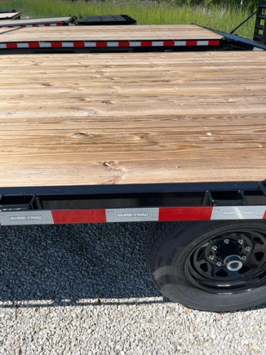 New 2026 Sure-Trac 8.5 x 20 SD Deckover Flatbed 15K