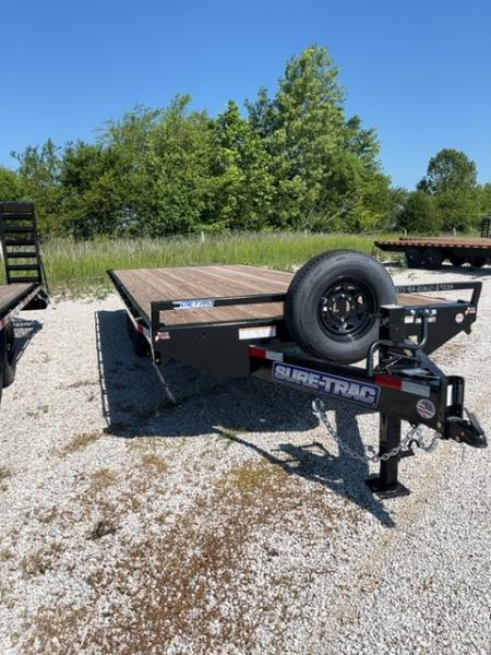 New 2026 Sure-Trac 8.5 x 20 SD Deckover Flatbed 15K