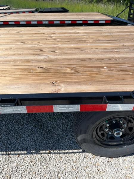 New 2026 Sure-Trac 8.5 x 20 SD Deckover Flatbed 15K
