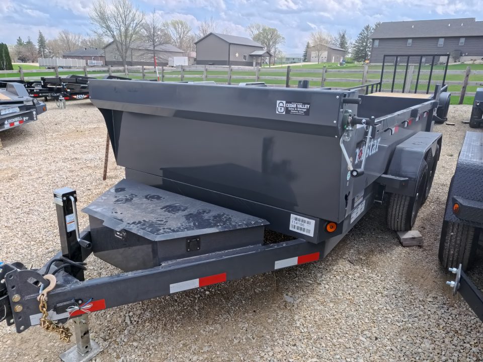 New 2026 Norstar 72 x 12 DCB Dump Trailer with 10K GVWR, Slide-In Ramps, 8 Ply Tires