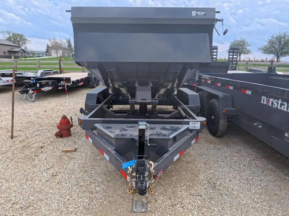 New 2026 Norstar 72 x 12 DCB Dump Trailer with 10K GVWR, Slide-In Ramps, 8 Ply Tires
