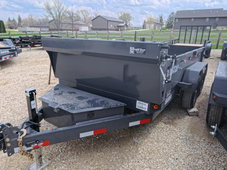 New 2026 Norstar 72 x 12 DCB Dump Trailer with 10K GVWR, Slide-In Ramps, 8 Ply Tires