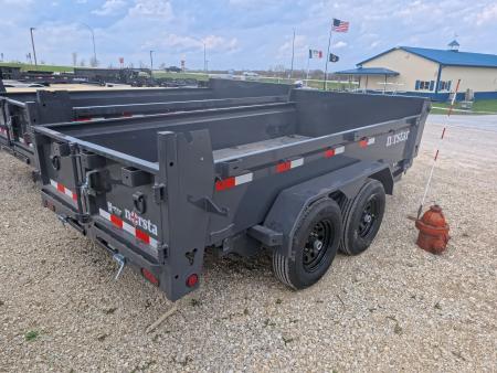 New 2026 Norstar 72 x 12 DCB Dump Trailer with 10K GVWR, Slide-In Ramps, 8 Ply Tires