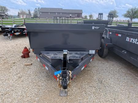 New 2026 Norstar 72 x 12 DCB Dump Trailer with 10K GVWR, Slide-In Ramps, 8 Ply Tires
