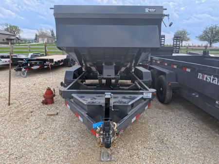 New 2026 Norstar 72 x 12 DCB Dump Trailer with 10K GVWR, Slide-In Ramps, 8 Ply Tires
