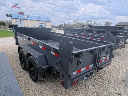 New 2026 Norstar 72 x 12 DCB Dump Trailer with 10K GVWR, Slide-In Ramps, 8 Ply Tires