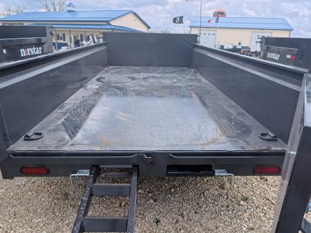New 2026 Norstar 72 x 12 DCB Dump Trailer with 10K GVWR, Slide-In Ramps, 8 Ply Tires