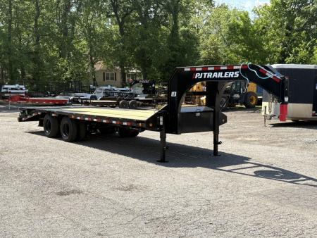 New 2026 PJ Trailers 102  x 25' Low-Pro Flatdeck With Duals (LD) 25K Flatbed Trailer