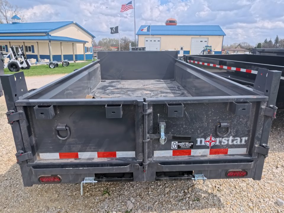 New 2026 Norstar 72 x 12 DCB Dump Trailer with 10K GVWR, Slide-In Ramps, 8 Ply Tires