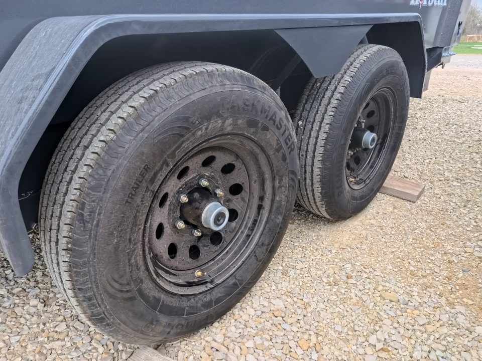 New 2026 Norstar 72 x 12 DCB Dump Trailer with 10K GVWR, Slide-In Ramps, 8 Ply Tires